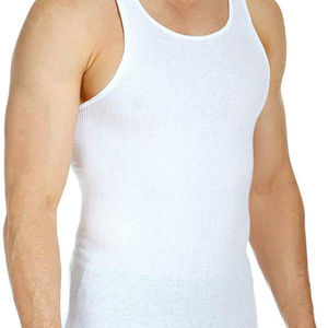 3-Pack Tank Top Undershirt, White, L